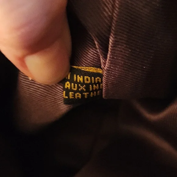 OVERLAND brown and White Leather Crossbody - Picture 10 of 11